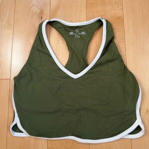 Aerie OFFLINE Real Me Xtra
Longline Track Sports Bra - Medium